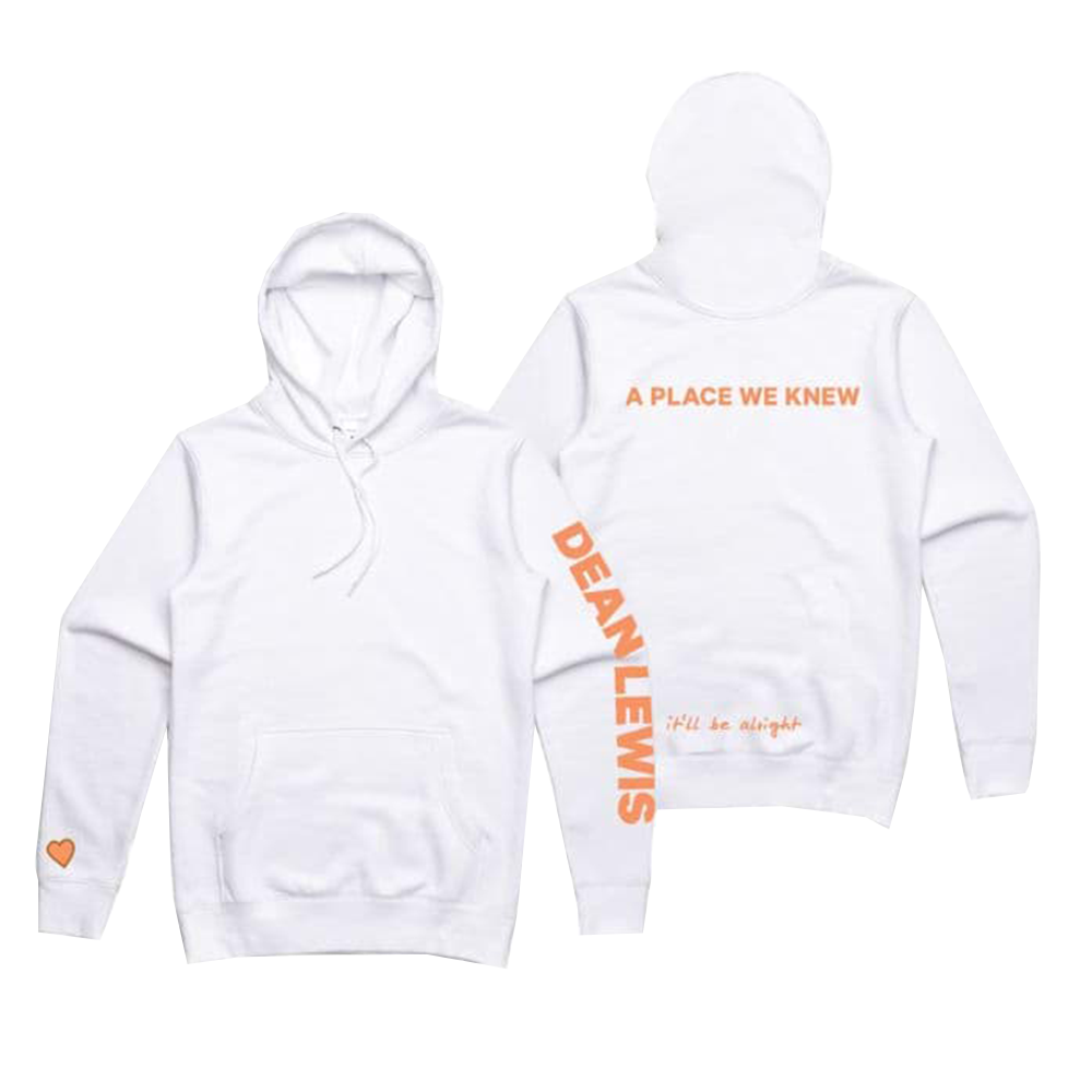 A Place We Knew White Hoodie